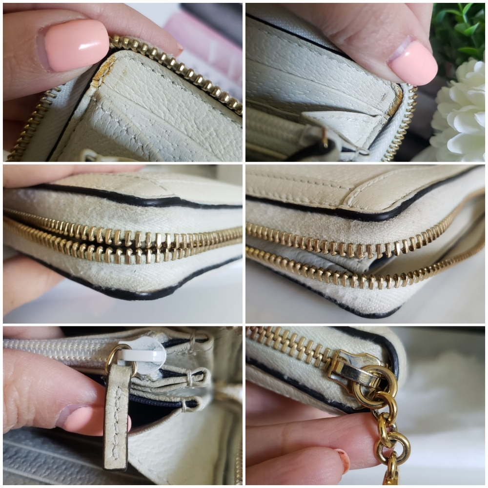 **SOLD** Authentic Pre-owned Gucci Ophidia Web Accent Zip Wallet - Picture 10 of 14
